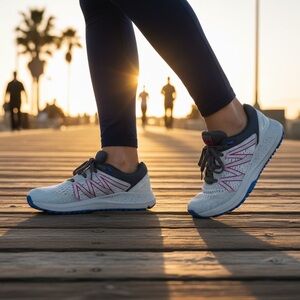 Avia Women’s size 8 All-Terrain Trail Running Athletic Shoes Gray and Pink